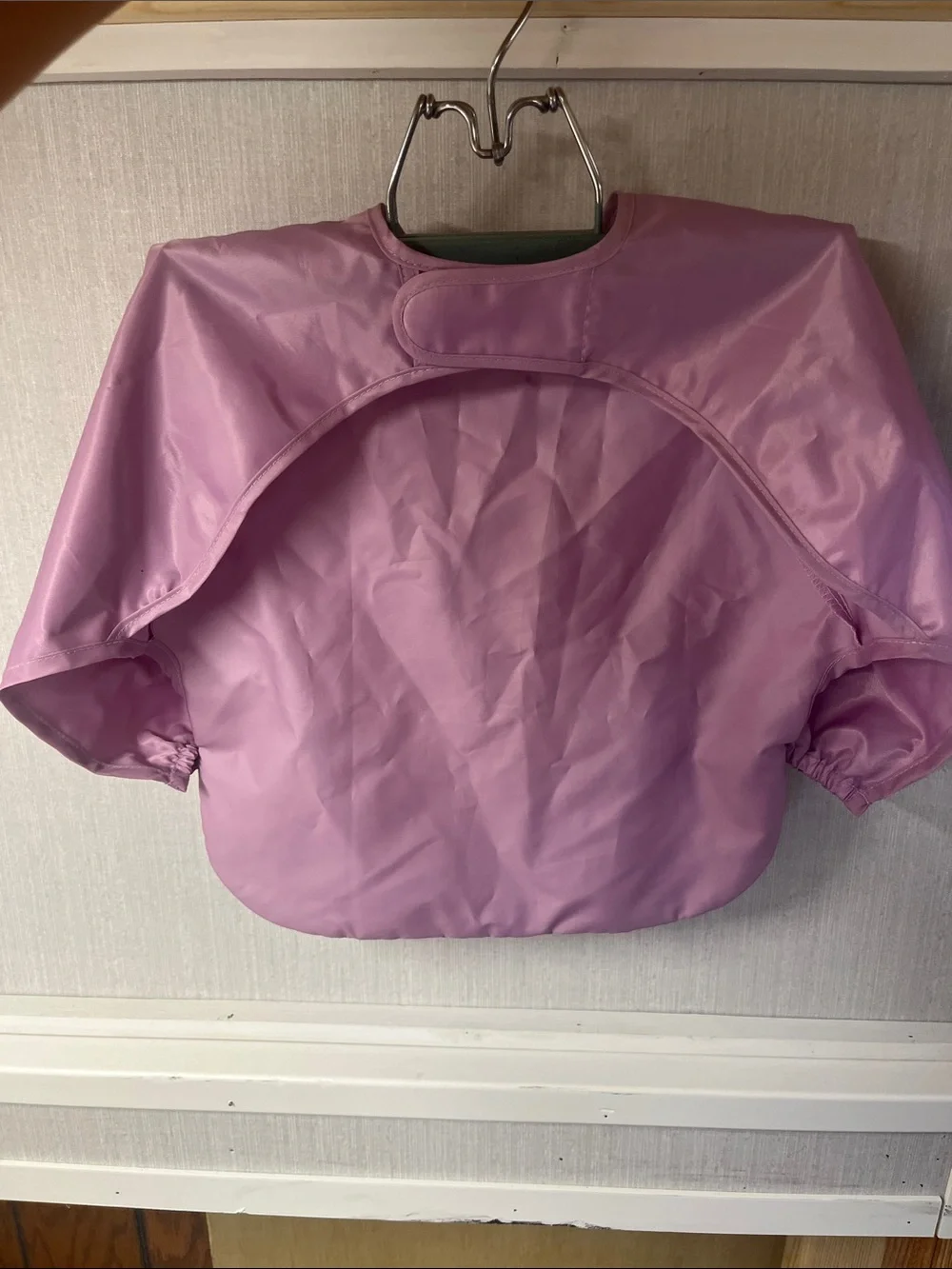 Long Sleeve Waterproof Bib in Lavender